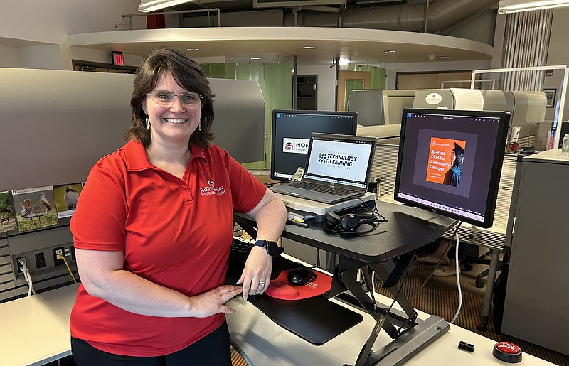 Mary-Kate Najarian, Ed.D., Director of User Success and Learning Technologies, is chair of the Montgomery County Community College Technology and Education Conference. The annual, free, virtual convention celebrates its 30th anniversary Oct. 11. (Photo by Eric Devlin)